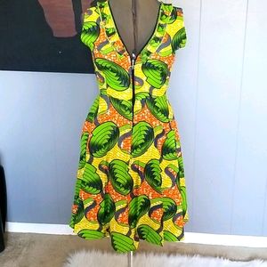 African fabric dress